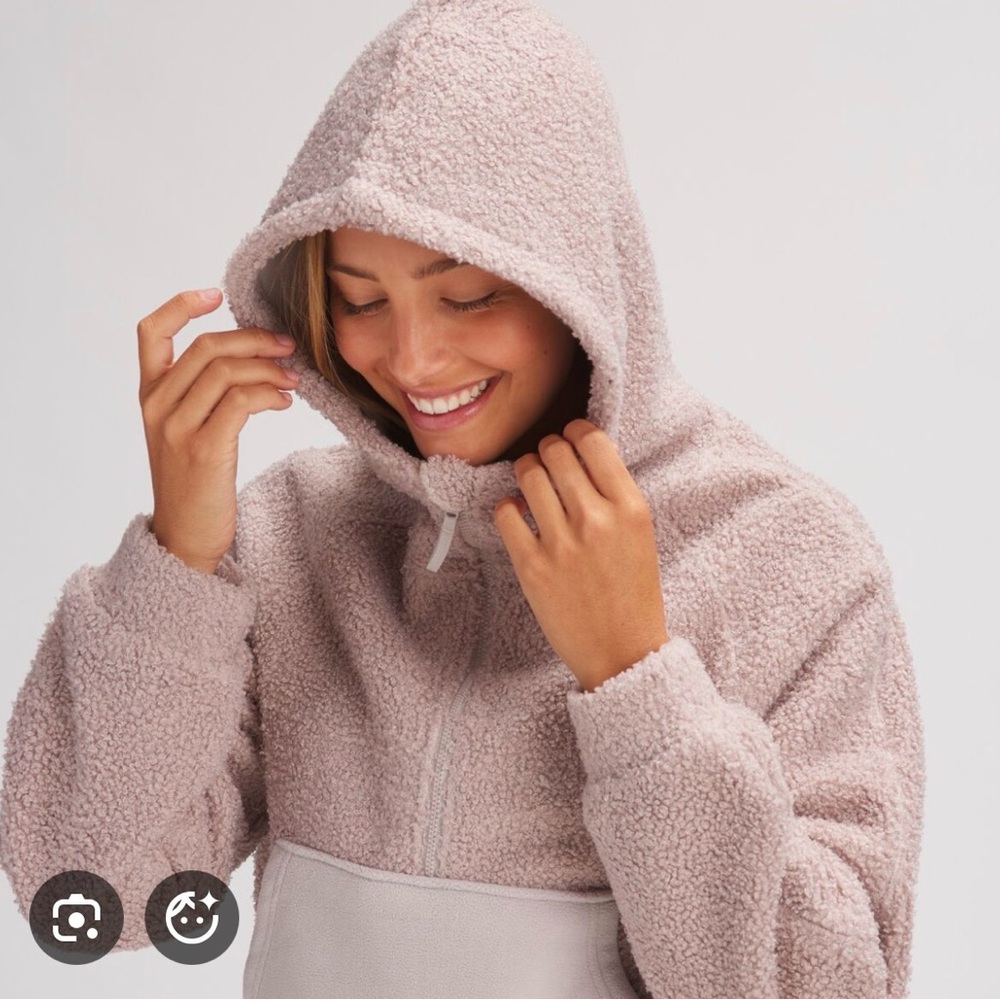 Backcountry Goat Fleece 1/2 zip/pullover Hoodie